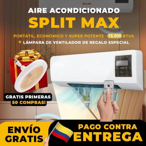Aire Acondicionado Portátil SplitMax [ULTRA POTENTE] -