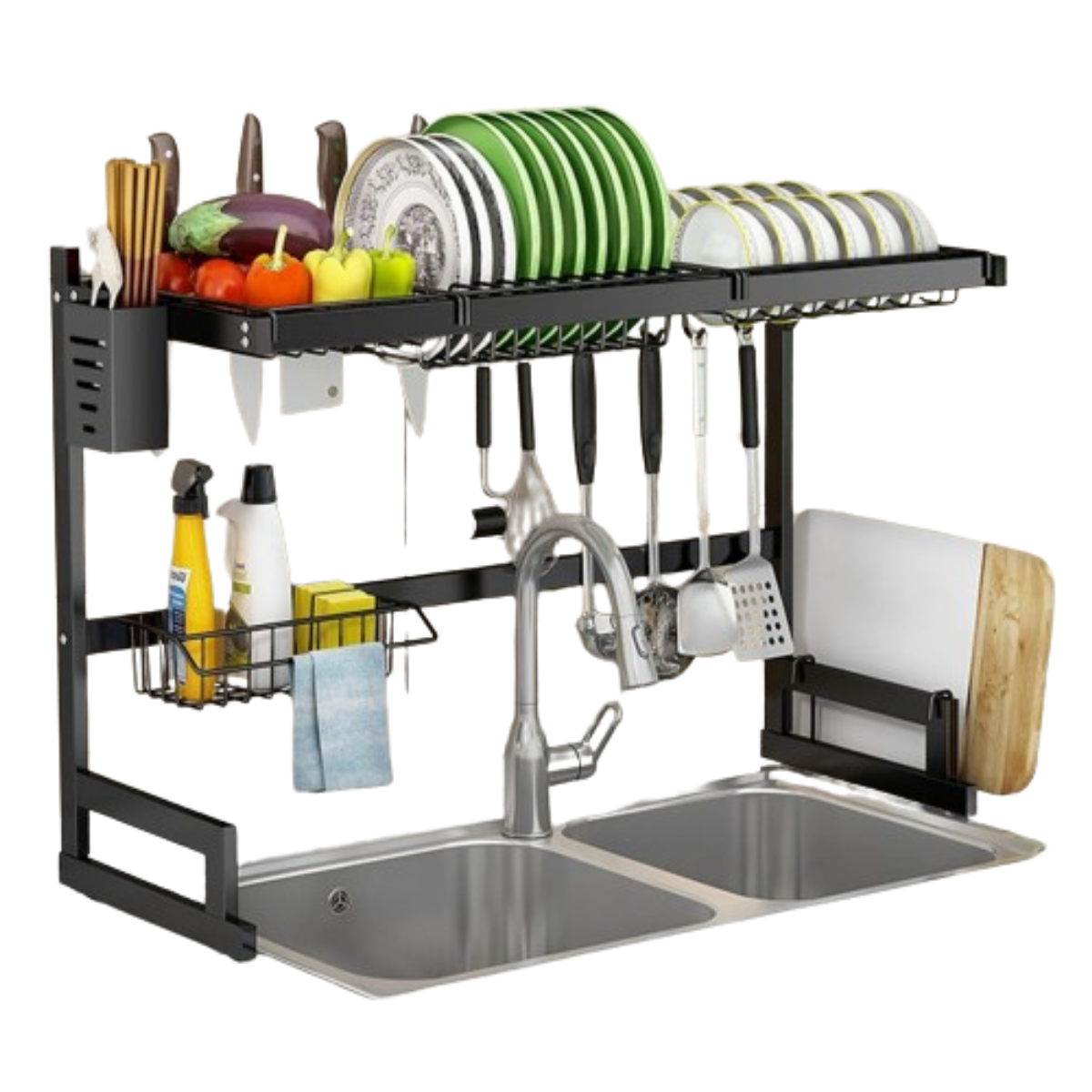 Escurridor Platos Sobre El Fregadero