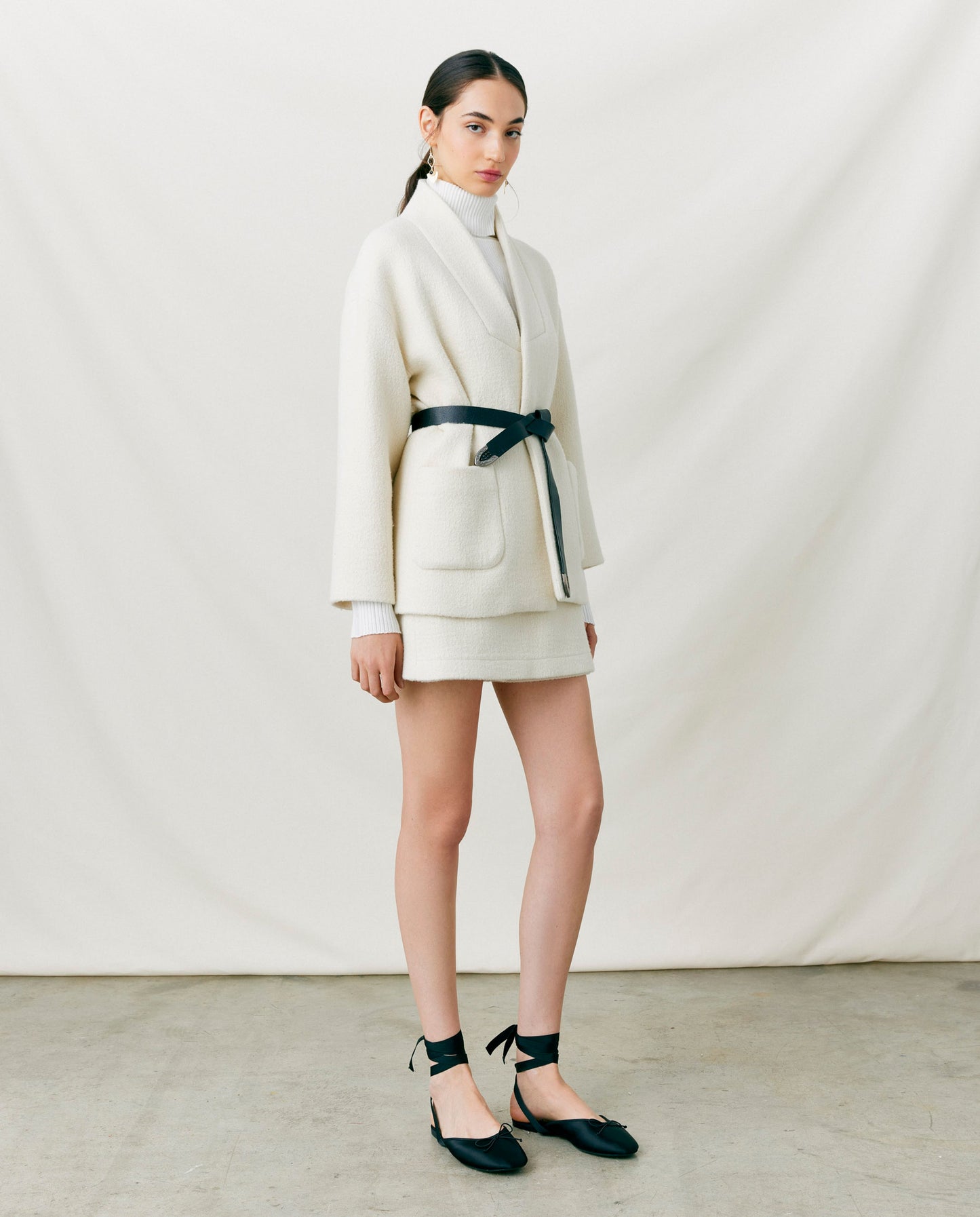 FANNY | Falda corta tejido italiano